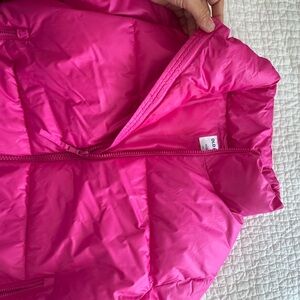 Bright Pink Puffer Jacket